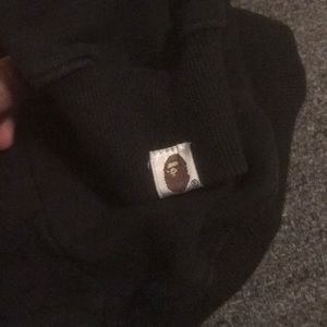 Large bape hoodie